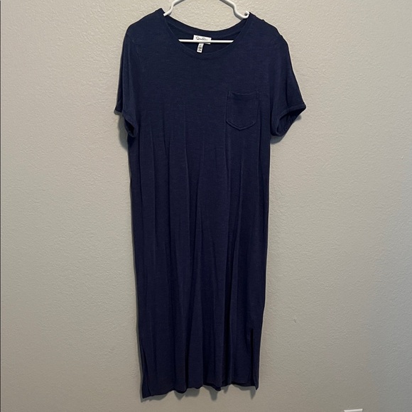 Jessica Simpson Navy Midi Dress - Picture 1 of 3